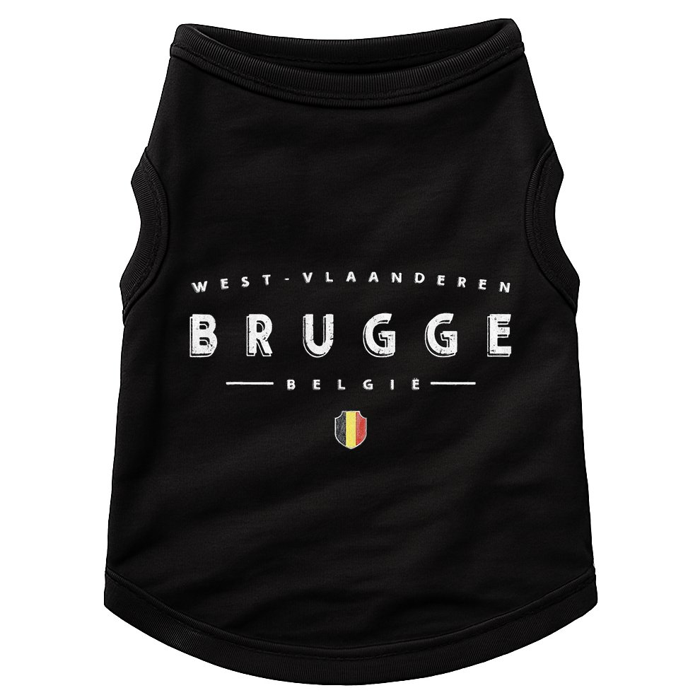 Bruges Belgium Logo Brugge België Doggie Tank