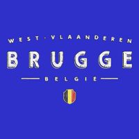 Bruges Belgium Logo Brugge België 16 in Basic Backpack