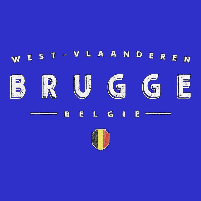 Bruges Belgium Logo Brugge België 16 in Basic Backpack