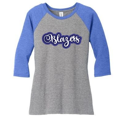 Blazer Women's Tri-Blend 3/4-Sleeve Raglan Shirt