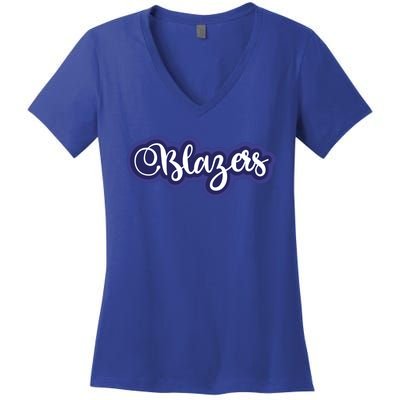 Blazer Women's V-Neck T-Shirt