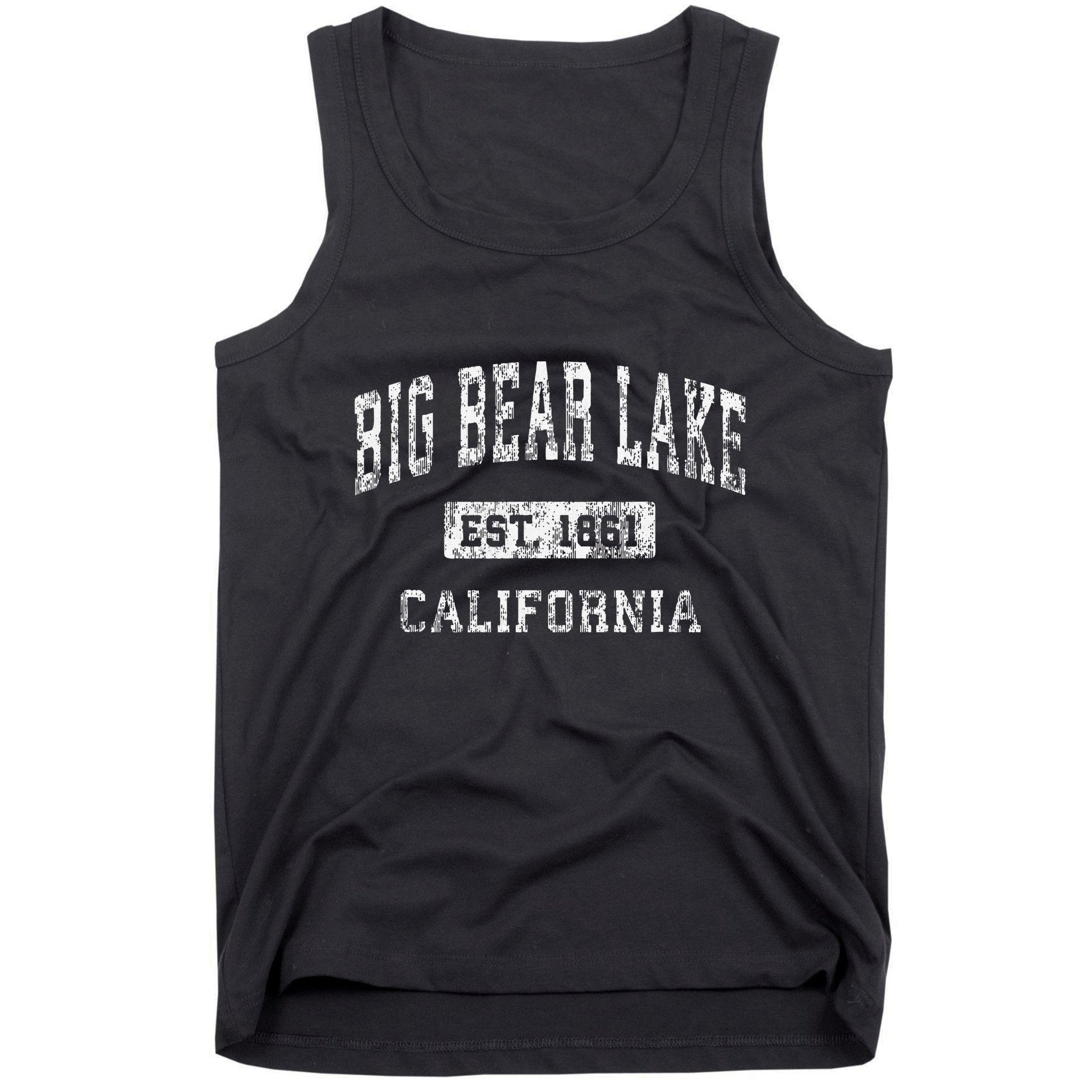 Big Bear Lake California Ca Vintage Established Tank Top