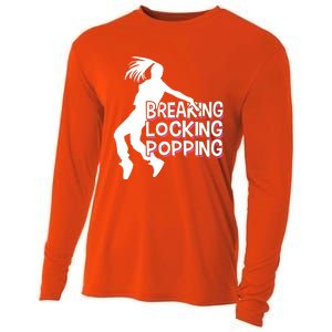 Breakdancing Breaking Locking Poppin Breakdance Hip Hop Gift Cooling Performance Long Sleeve Crew