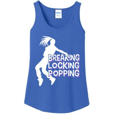 Breakdancing Breaking Locking Poppin Breakdance Hip Hop Gift Ladies Essential Tank