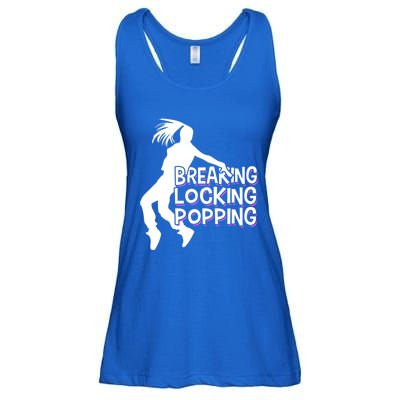 Breakdancing Breaking Locking Poppin Breakdance Hip Hop Gift Ladies Essential Flowy Tank