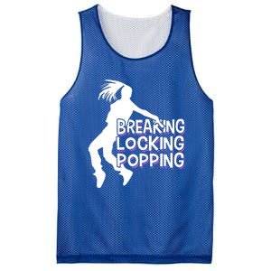 Breakdancing Breaking Locking Poppin Breakdance Hip Hop Gift Mesh Reversible Basketball Jersey Tank