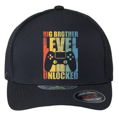 Big Brother Level Unlocked Leveling Up To Big Bro Flexfit Unipanel Trucker Cap