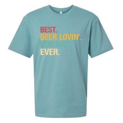 Best Beer Lovin Dog Dad Ever Cool Gift Sueded Cloud Jersey T-Shirt