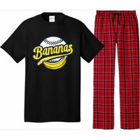 Banana Baseball Lover Cool Game Kawaii Pajama Set