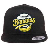 Banana Baseball Lover Cool Game Kawaii Flatbill Hat