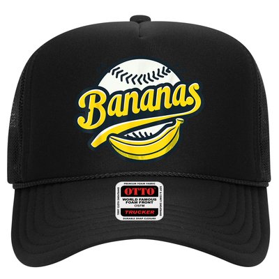 Banana Baseball Lover Cool Game Kawaii Trucker Hat