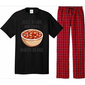 Baked Beans Lovers Gift Just A Who Loves Baked Beans Gift Pajama Set