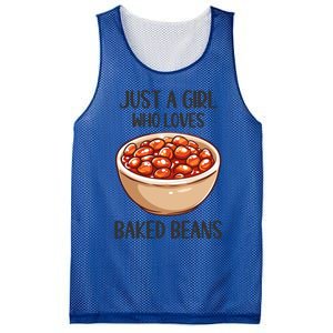 Baked Beans Lovers Gift Just A Who Loves Baked Beans Gift Mesh Reversible Basketball Jersey Tank