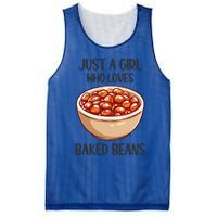 Baked Beans Lovers Gift Just A Who Loves Baked Beans Gift Mesh Reversible Basketball Jersey Tank