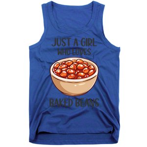 Baked Beans Lovers Gift Just A Who Loves Baked Beans Gift Tank Top