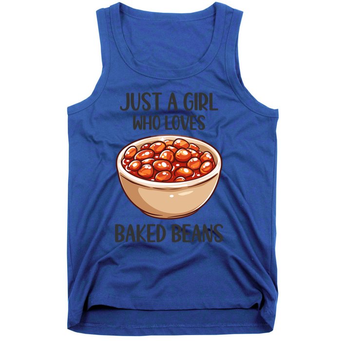 Baked Beans Lovers Gift Just A Who Loves Baked Beans Gift Tank Top