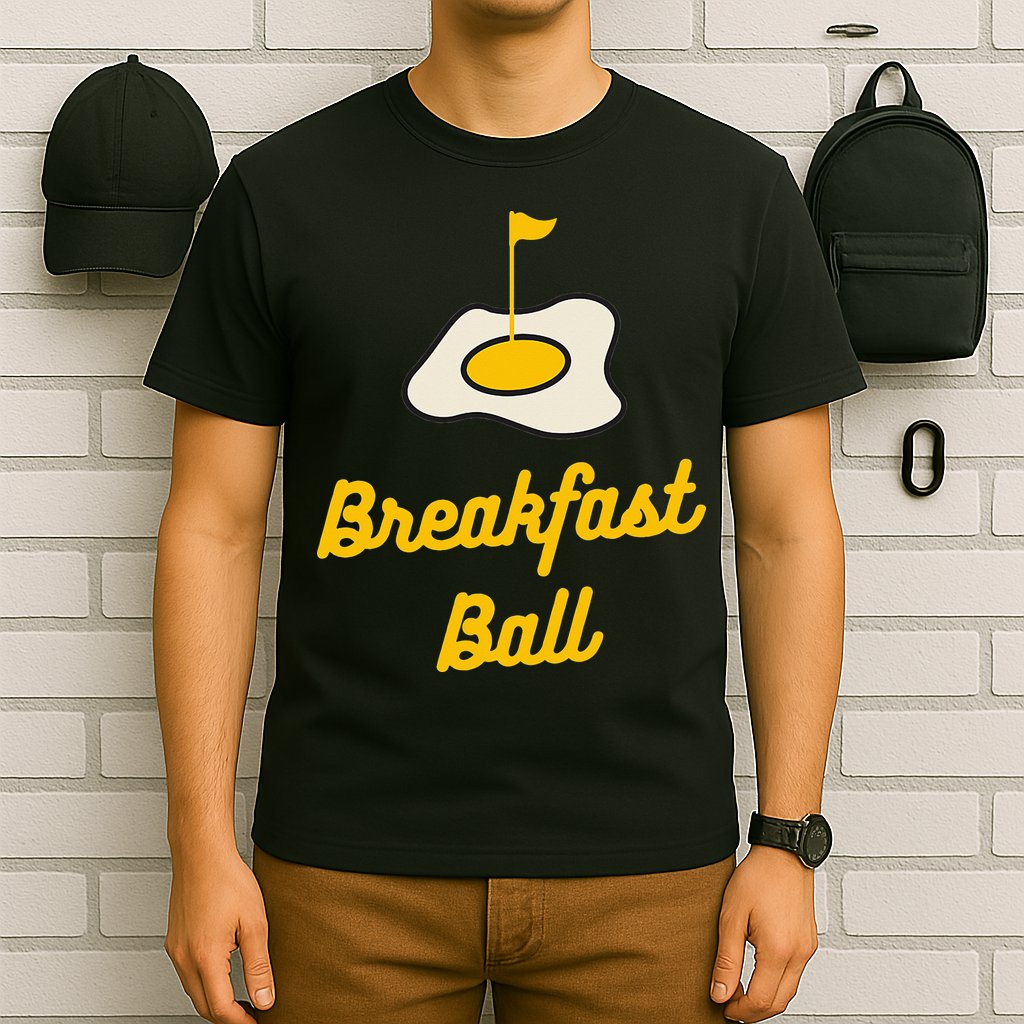 Breakfast Ball Mulligan Golf funny sport lovers T-Shirt