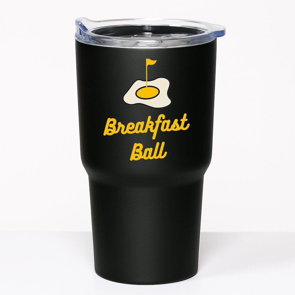 Breakfast Ball Mulligan Golf funny sport lovers Tumbler