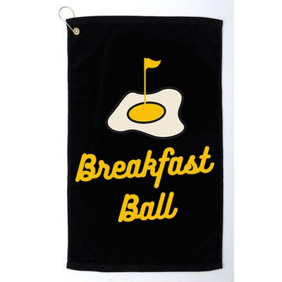 Breakfast Ball Mulligan Golf funny sport lovers Golf Towel