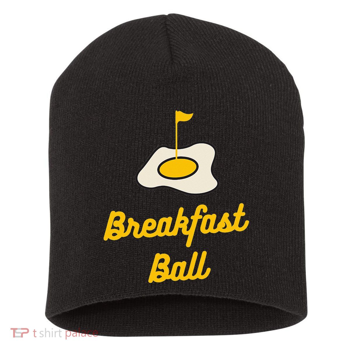 Breakfast Ball Mulligan Golf funny sport lovers Short Acrylic Beanie