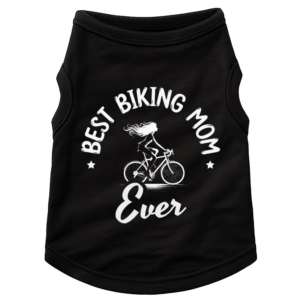 Best Biking Mom Ever Mtb Mountain Bike Cycling Cyclist Funny Gift Doggie Tank