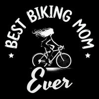 Best Biking Mom Ever Mtb Mountain Bike Cycling Cyclist Funny Gift Drawstring Bag
