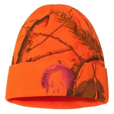 Bigfoot Blood Moon Full Moon On Halloween And Flying Witch Kati Licensed 12" Camo Beanie