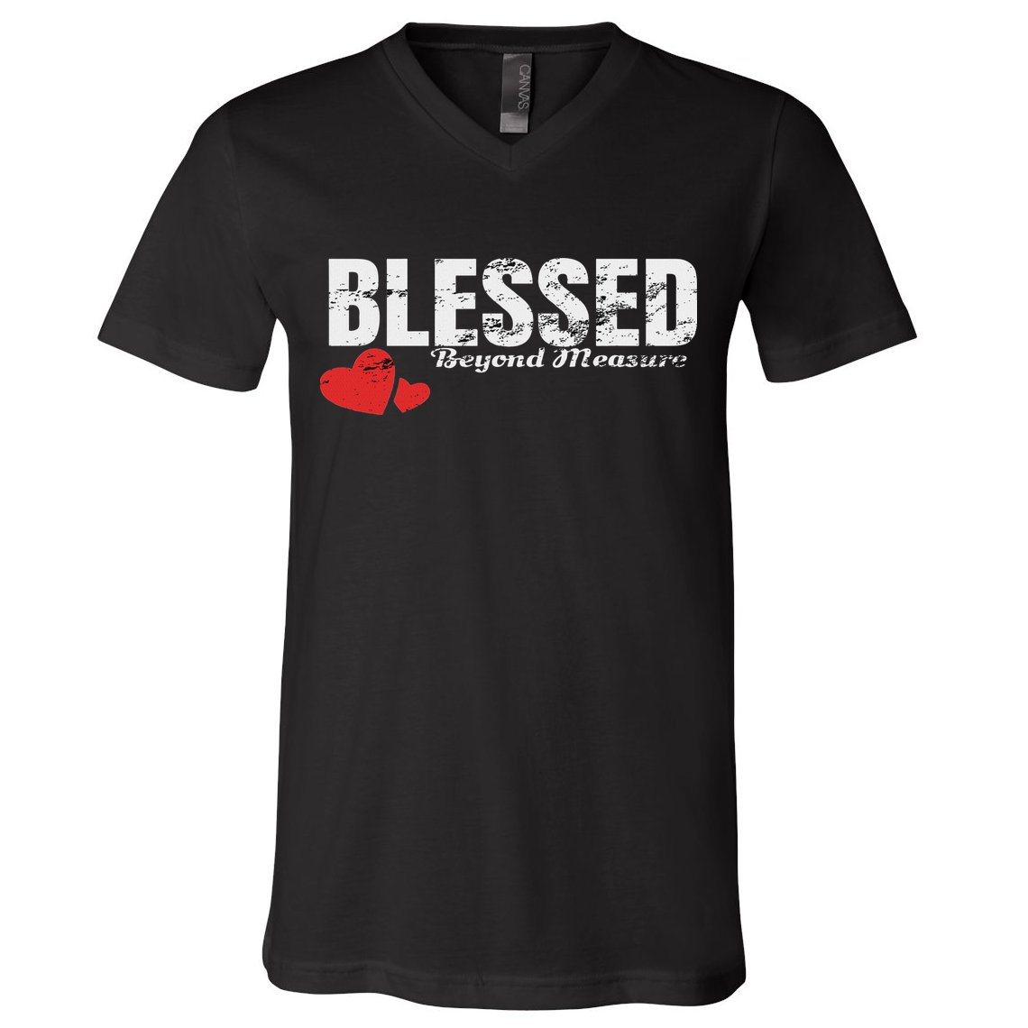 Blessed Beyond Measure V-Neck T-Shirt