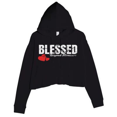 Blessed Beyond Measure Crop Fleece Hoodie