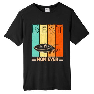 Best Boating Mom Ever Retro Graphic Mama Mother's Day Gift Tall Fusion ChromaSoft Performance T-Shirt