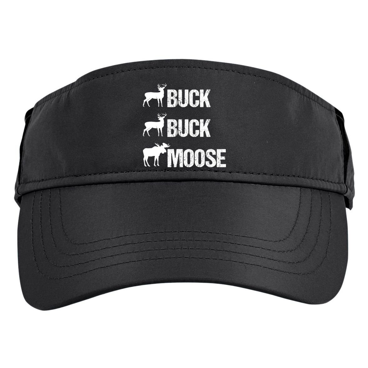 Buck Buck Moose Funny Moose Buck Hunting Adult Drive Performance Visor