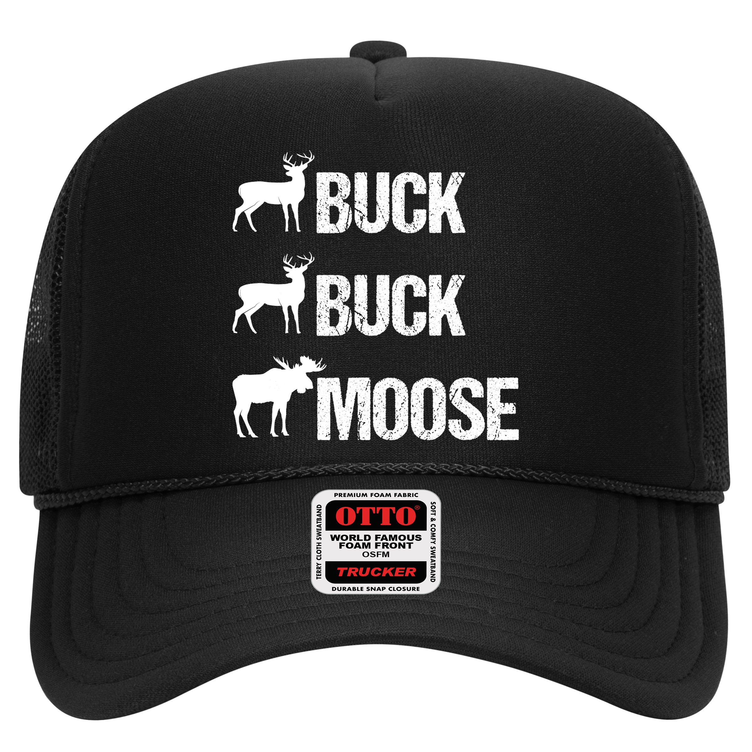 Buck Buck Moose Funny Moose Buck Hunting Hat