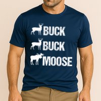 Buck Buck Moose Funny Moose Buck Hunting Performance Shirt