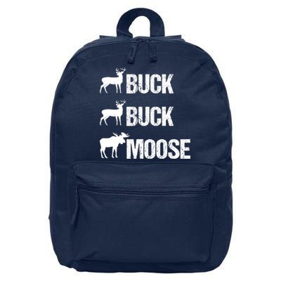 Buck Buck Moose Funny Moose Buck Hunting 16 in Basic Backpack
