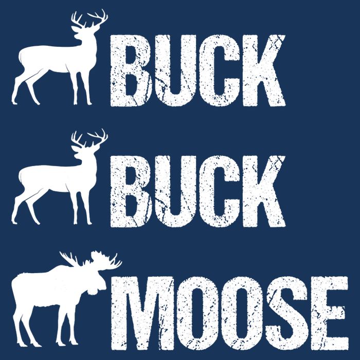 Buck Buck Moose Funny Moose Buck Hunting Cooling Performance Long Sleeve Crew