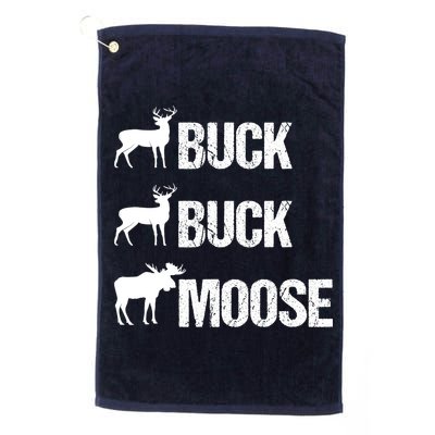 Buck Buck Moose Funny Moose Buck Hunting Golf Towel