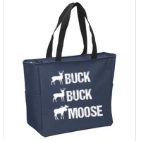 Buck Buck Moose Funny Moose Buck Hunting Zip Tote Bag