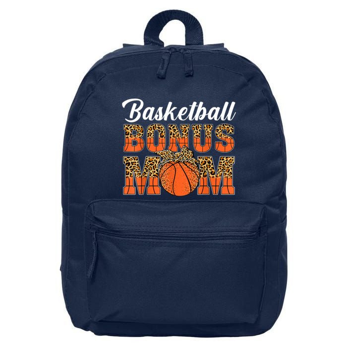 Basketball Bonus Mom Game Day Leopard Basketball Mothers Day 16 in Basic Backpack