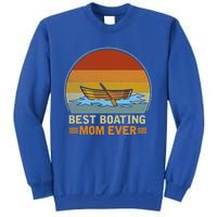 Best Boating Mom Ever Retro Vintage Boating Lover Mommy Gift Sweatshirt