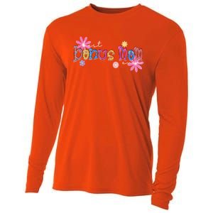 Best Bonus Mom Ever Happy Mothers Day Funny Gift Cooling Performance Long Sleeve Crew