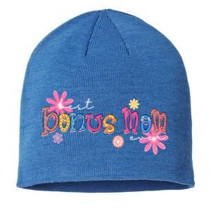 Best Bonus Mom Ever Happy Mothers Day Funny Gift Sustainable Beanie