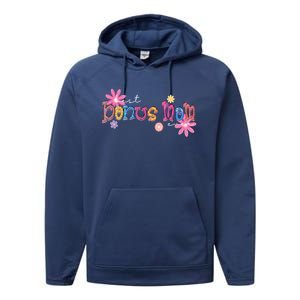 Best Bonus Mom Ever Happy Mothers Day Funny Gift Performance Fleece Hoodie