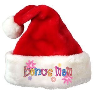 Best Bonus Mom Ever Happy Mothers Day Funny Gift Premium Christmas Santa Hat