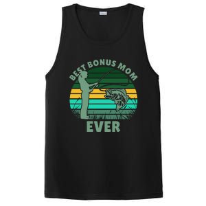 Best Bonus Mom Ever Fishing Cute Gift PosiCharge Competitor Tank