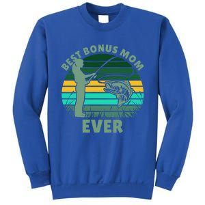 Best Bonus Mom Ever Fishing Cute Gift Sweatshirt