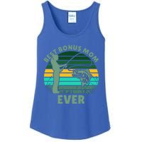 Best Bonus Mom Ever Fishing Cute Gift Ladies Essential Tank