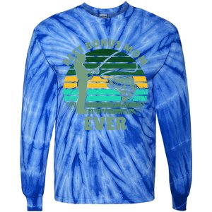 Best Bonus Mom Ever Fishing Cute Gift Tie-Dye Long Sleeve Shirt