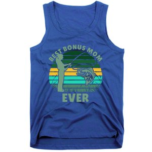 Best Bonus Mom Ever Fishing Cute Gift Tank Top