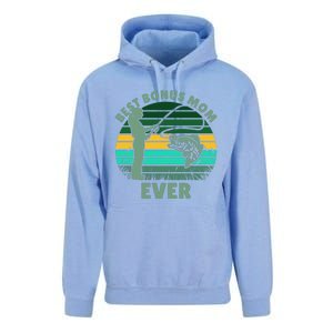 Best Bonus Mom Ever Fishing Cute Gift Unisex Surf Hoodie