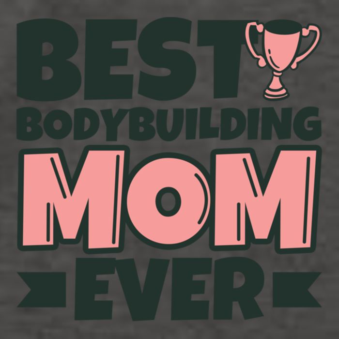 Best Bodybuilding Mom Ever Mother Funny Gift Vector Backpack